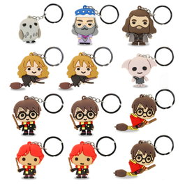 Harry Potter Conjunto 12 Figuras Vinilo Llavero Surtido Multicolor