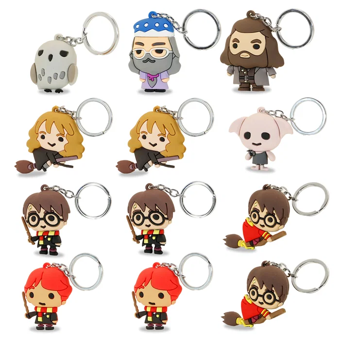 Harry Potter Conjunto 12 Figuras Vinilo Llavero Surtido Multicolor