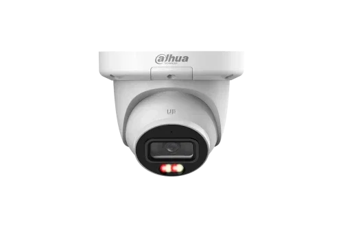 Dahua DH-IPC-HDW3449QMP-S-IL-0280B Cámara IP Turret WizSense Serie 3 4MP Full-Color 2.8mm Inteligencia Artificial PoE Exterior IP67