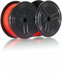 KMP Cinta de Nylon Negro/Rojo para Canon/Facit/Sharp/Olympia 0051,0102