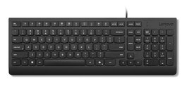 Lenovo 4Y41R64665 Teclado USB con Cable para PC, Español, Negro, Tecla Copilot para IA, Silencioso, Resistente a Derrames, Diseño Completo con Teclado Numérico - Hogar y Oficina
