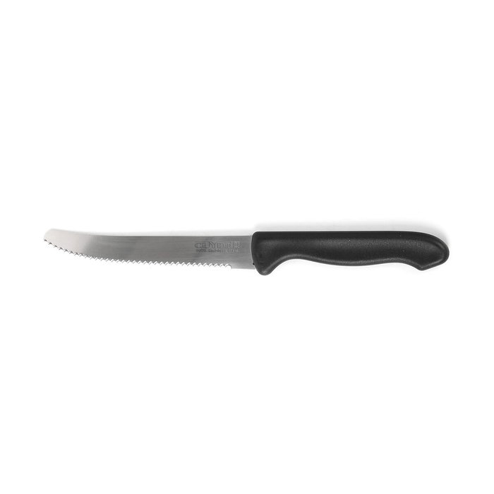 Set de Cuchillos para Carne Cuyfor Negro Plateado 12 cm 6 Piezas (24 Unidades)