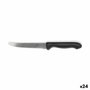 Set de Cuchillos para Carne Cuyfor Negro Plateado 12 cm 6 Piezas (24 Unidades)
