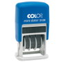 Colop Sello Printer S120 Fechador Automático 4mm Español Azul/Negro