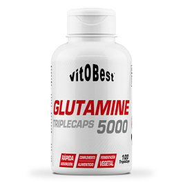 VITOBEST Glutamina 5000 100 triple caps, Suplemento Deportivo