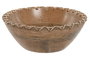 DKD Home Decor Bol de Mango y Ratán Trenzado Natural