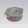 Olla con Tapa Feel Maestro MR-4009-18 Gris Metal Aluminio 18 cm 1,9 L
