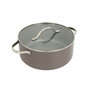 Olla con Tapa Feel Maestro MR-4009-18 Gris Metal Aluminio 18 cm 1,9 L