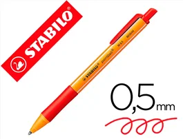 Stabilo Pointball Bolígrafo Retráctil 0,5 mm Rojo