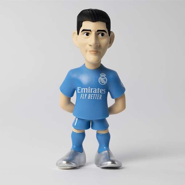 Minix Figura Thibaut Courtois Real Madrid Jugador de Fútbol Coleccionable 12 cm