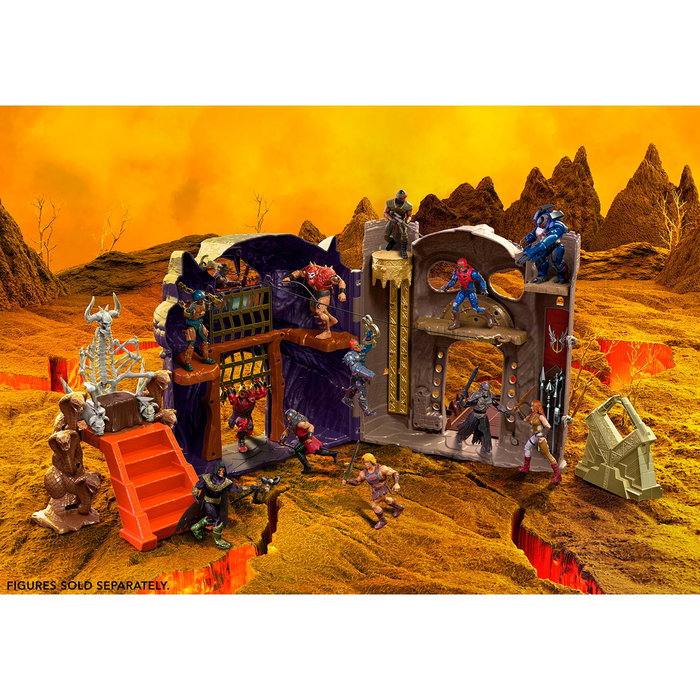 MATTEL Castillo de Grayskull y Montaña Serpiente Masters of the Universe 2 en 1