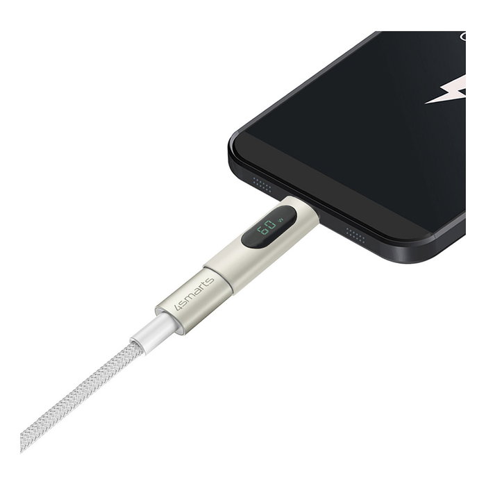 4smarts PremiumCord Set de cables USB-C 60W con adaptador Digit 4smarts PremiumCord Set de cables USB-C 60W con adaptador Digit