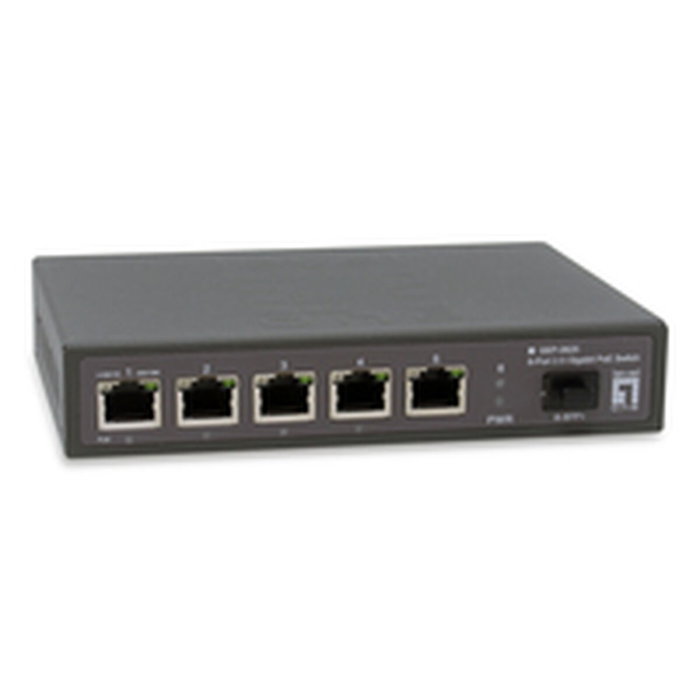 Level One GEP-0625 Switch 2.5G Ethernet No Administrado con PoE+