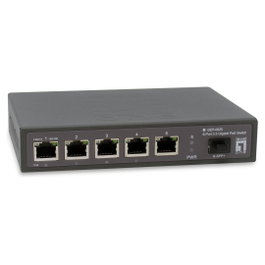 LevelOne Switch GEP-0625 6 puertos 2.5GbE 57W PoE+ 8x PoE