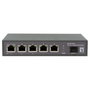 LevelOne Switch GEP-0625 6 puertos 2.5GbE 57W PoE+ 8x PoE