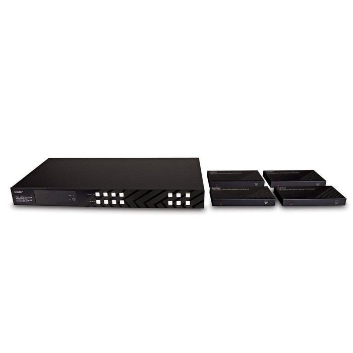 LINDY 150m Cat.6 4x4 HDMI 4K60 HDBaseT Matrix Extender