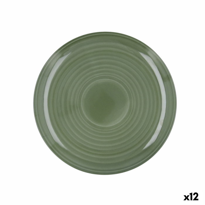 Quid Plato Llano Sicilia Verde 25 cm (12 Unidades)