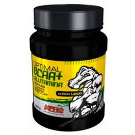 MEGA PLUS Bcaa+Glutamina Mandarina-Limon 600Gr Ayuda al desarrollo muscular