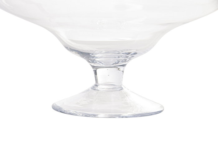 DKD Home Decor Centro de Mesa de Cristal Transparente 25x25x13 cm