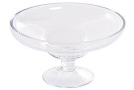 DKD Home Decor Centro de Mesa de Cristal Transparente 25x25x13 cm