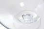 DKD Home Decor Centro de Mesa de Cristal Transparente 25x25x13 cm