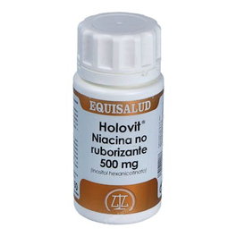 EQUISALUD Holovit Niacina No Ruborizante 500 mg 50 cápsulas