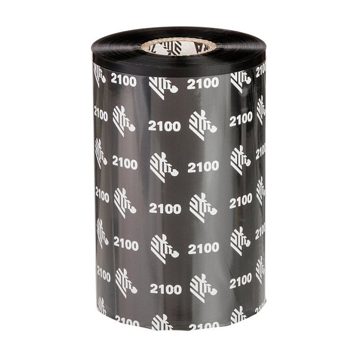 Zebra 2100 Wax Cinta Térmica Negro 17,4 cm x 450 m