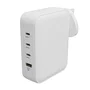 Targus Cargador GaN 145W HJ1001WHWWGL para Múltiples Dispositivos, Carga Rápida PD 3.1 QC 3.0, Blanco