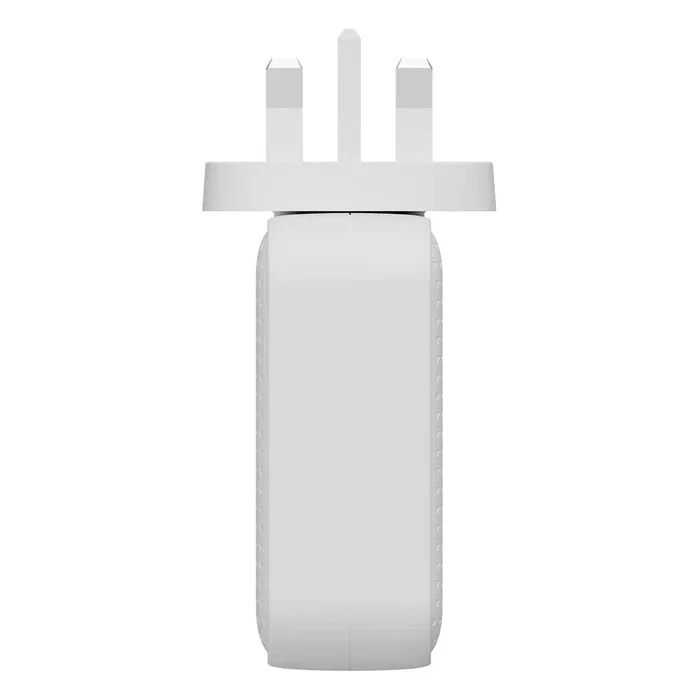 Hyper HJ1001WHWWGL Cargador GaN 145W USB-C con 4 Puertos (3x USB-C, 1x USB-A), Power Delivery 3.1, Quick Charge, carga simultánea para Portátil, Tableta, Smartphone - Blanco