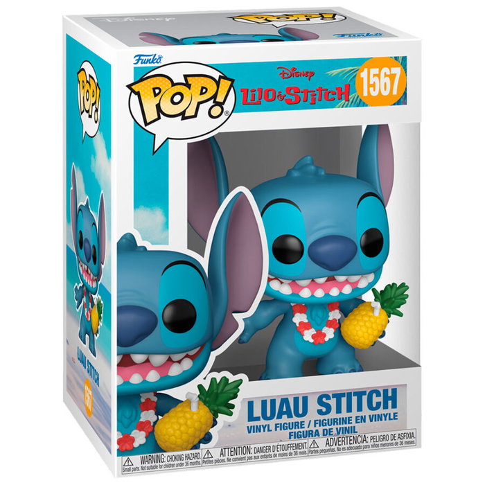Funko Figura POP Disney Lilo & Stitch Luau Stitch Vinilo 9cm Caja Regalo Funko Figura POP Disney Lilo & Stitch Luau Stitch Vinilo 9cm Caja Regalo