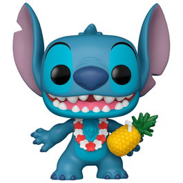 Funko Figura POP Disney Lilo & Stitch Luau Stitch Vinilo 9cm Caja Regalo