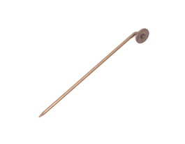 Innspiro Aguja metálica con base dorada envejecida 5x65mm