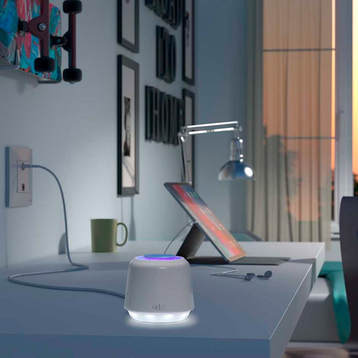 Coati Atrapa mosquitos 6 W 40 m² con punto de luz LED, blanco