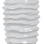 Jarrón Blanco Cerámica Decoración 18,50 X 18 X 27,50 cm
