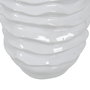 Jarrón Blanco Cerámica Decoración 18,50 X 18 X 27,50 cm
