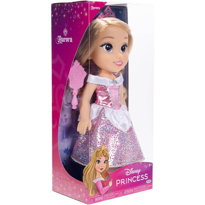 Jakks Pacific Muñeca Aurora La Bella Durmiente Disney 38cm con accesorio Jakks Pacific Muñeca Aurora La Bella Durmiente Disney 38cm con accesorio
