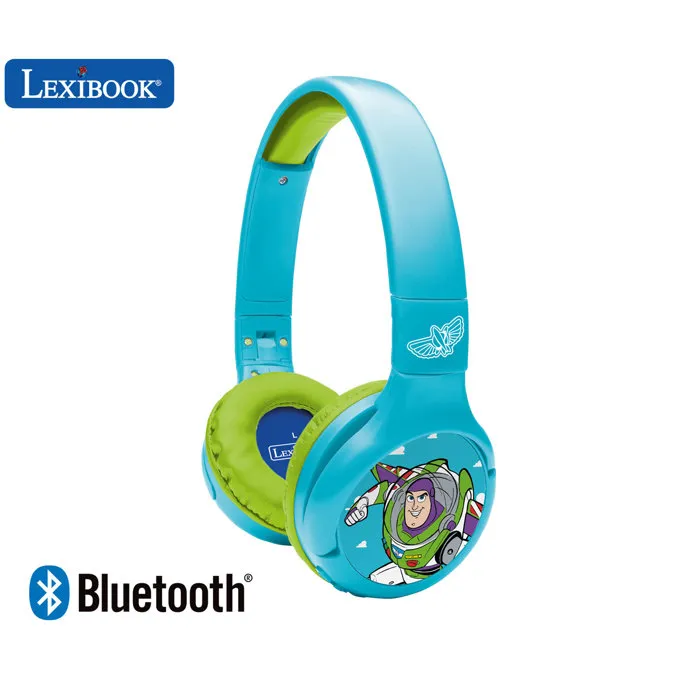Lexibook Auriculares 2 en 1 Bluetooth y con Cable Plegables con Limitador de Sonido Toy Story LEX3380743119489