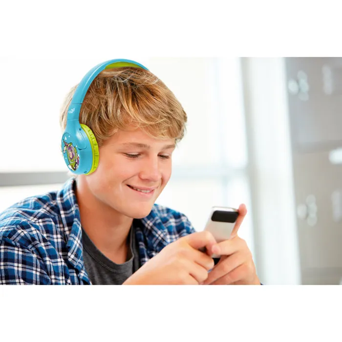 Lexibook Auriculares 2 en 1 Bluetooth y con Cable Plegables con Limitador de Sonido Toy Story LEX3380743119489