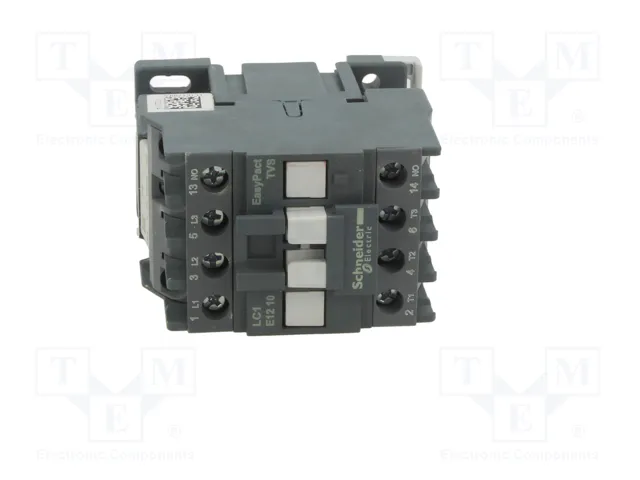 SCHNEIDER ELECTRIC Contactor Easy TeSys 3-polar 12A 110VAC