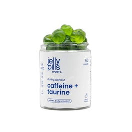 JELLY PILLS CAFFEINE + TAURINE 60 GUMMIES LIMON