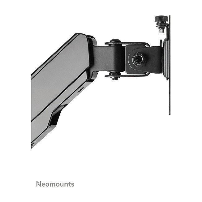Neomounts DS90-325BL1 Soporte de sobremesa de pie/sentado para monitor 17-32" (43-81 cm), ajuste de altura 44-95 cm, inclinación y giro, carga 9 kg, negro