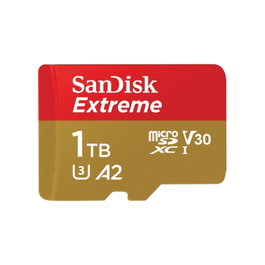 SanDisk MicroSDXC Extreme 1 TB V30 SDSQXAV-1T00-GN6MA Oro, Rojo