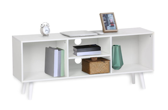 Inde Mueble Auxiliar Moblekit con 4 Compartimentos, 110 x 29 x 47 cm (Al x An x Pr) Inde Mueble Auxiliar Moblekit con 4 Compartimentos, 110 x 29 x 47 cm (Al x An x Pr)