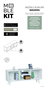 Inde Mueble Auxiliar Moblekit con 4 Compartimentos, 110 x 29 x 47 cm (Al x An x Pr)