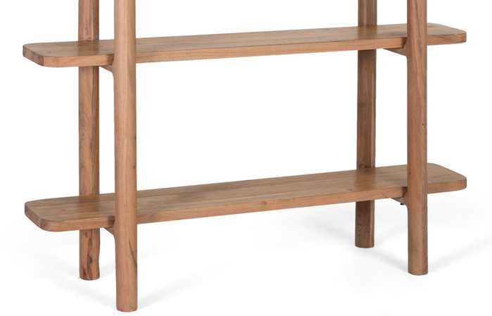 GINER Y COLOMER Estantería de madera de acacia hecha a mano 110cm