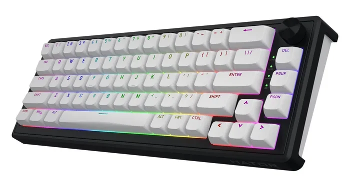 Hator Skyfall 65 Wireless Teclado Mecánico Inalámbrico Blanco Negro RGB Hator Skyfall 65 Wireless Teclado Mecánico Inalámbrico Blanco Negro RGB