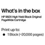 HP 982X Cartucho de Tinta Negro de Alta Capacidad Original