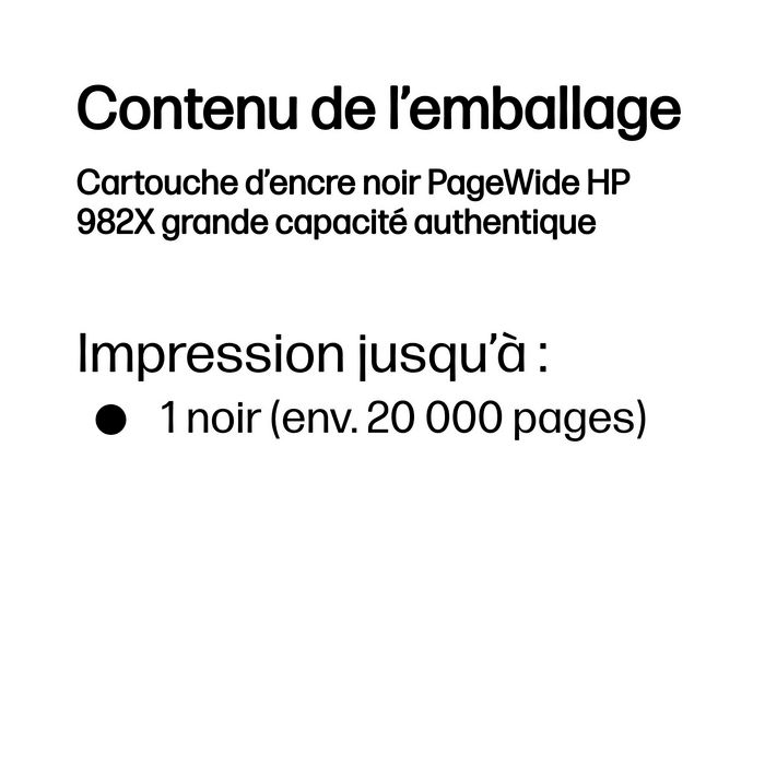 HP 982X Cartucho de Tinta Negro de Alta Capacidad Original