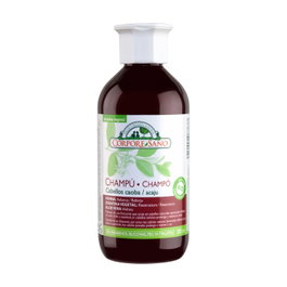 Corpore Sano Champú Henna Caoba 300 ml - Refuerza Color, Brillo y Volumen