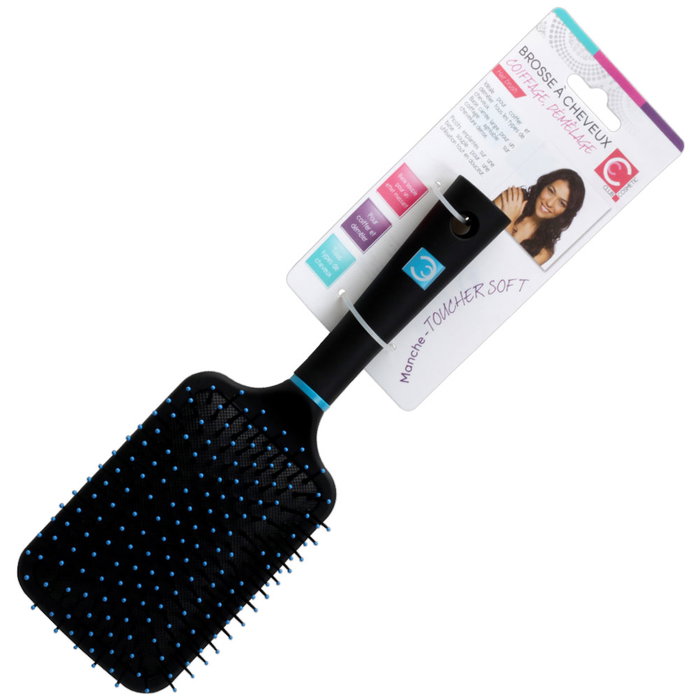 Cosmetic Club Cepillo Pelo Plano Cuadrado Colores Surtidos Blanco Azul Fucsia Cosmetic Club Cepillo Pelo Plano Cuadrado Colores Surtidos Blanco Azul Fucsia